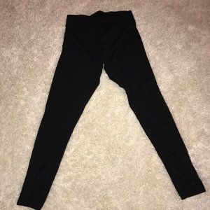 Low Waisted Black Leggings